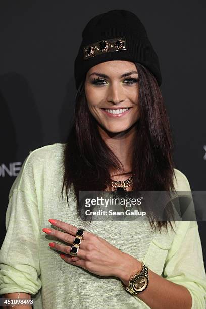 Fiona Erdmann attends the Microsoft Xbox One launch party at the Microsoft Center on November 21, 2013 in Berlin, Germany. Microsoft is launching the...