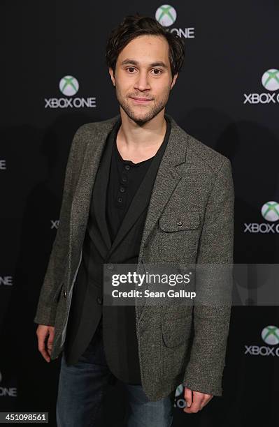 Actor Ludwig Trepte attends the Microsoft Xbox One launch party at the Microsoft Center on November 21, 2013 in Berlin, Germany. Microsoft is...