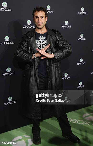 Evil Jared Hasselhoff attends the Microsoft Xbox One launch party at the Microsoft Center on November 21, 2013 in Berlin, Germany. Microsoft is...