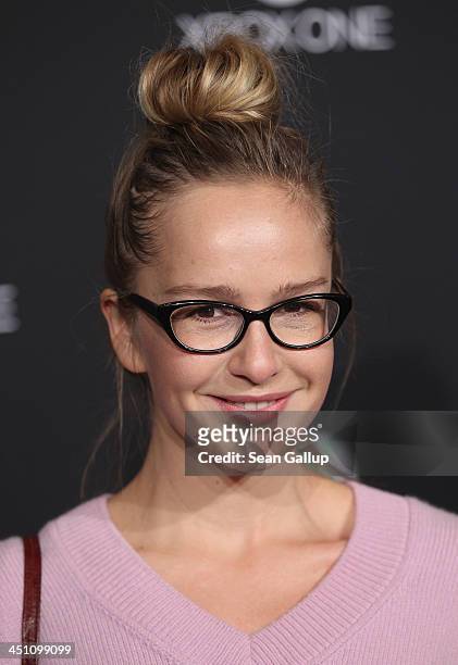 Esther Seibt attends the Microsoft Xbox One launch party at the Microsoft Center on November 21, 2013 in Berlin, Germany. Microsoft is launching the...