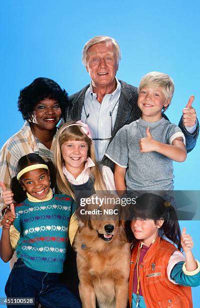 Season 2 -- Pictured: Cherie Johnson as Cherie Johnson, Susie Garrett as Betty Johnson, George Gaynes as Henry Warnimont, Casey Ellison as Allen...