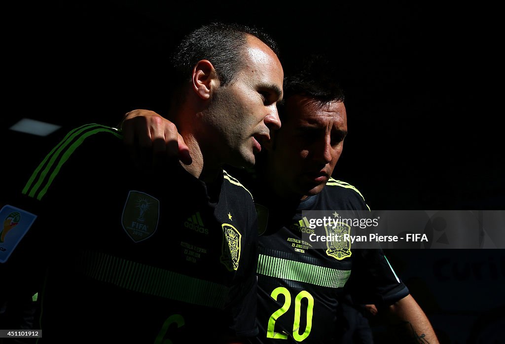 Australia v Spain: Group B - 2014 FIFA World Cup Brazil