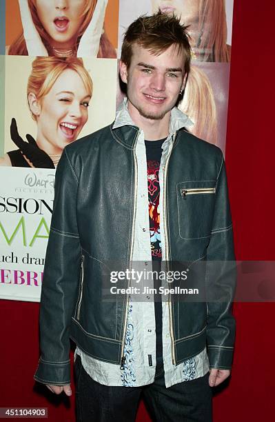 David Gallagher during Confessions of a Teenage Drama Queen - New York Premiere - Arrivals at Loews E-Walk Theater in New York City, New York, United...