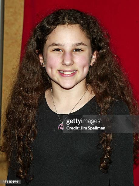 Hallie Kate Eisenberg during Confessions of a Teenage Drama Queen - New York Premiere - Arrivals at Loews E-Walk Theater in New York City, New York,...