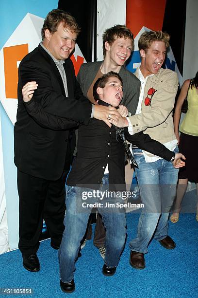 Ryan Pinkston{center}, Andy Richter{L}, Johnny Lewis and Jake McDorman