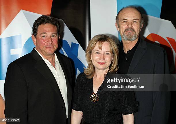Don Stark, Debra Jo Rupp and Kurtwood Smith during FOX 2004-2005 Prime Time Upfront After party at Central Park Boathouse in New York City, New York,...