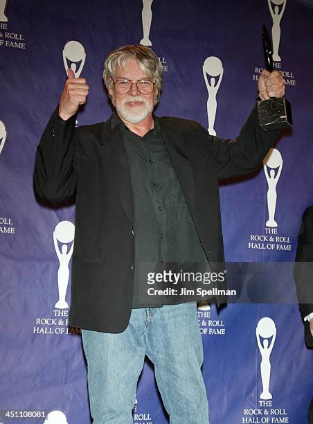 Inductee Bob Seger during The 19th Annual Rock and Roll Hall of Fame Induction Ceremony - Press Room at Waldorf Astoria in New York City, New York,...