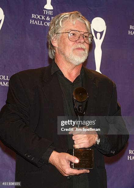 Inductee Bob Seger during The 19th Annual Rock and Roll Hall of Fame Induction Ceremony - Press Room at Waldorf Astoria in New York City, New York,...