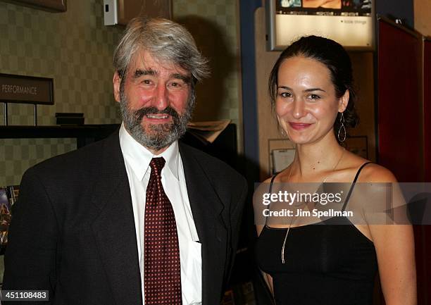 Sam Waterston and Elisabeth Waterston during New York Times Book Series Presents Sam and Elisabeth Waterston Reading Excerpts From F.Scott...