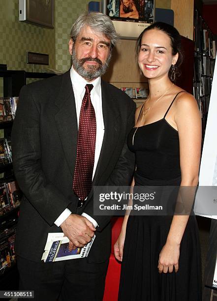 Sam Waterston and daughter Elisabeth Waterston during New York Times Book Series Presents Sam and Elisabeth Waterston Reading Excerpts From F.Scott...