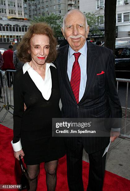 Helen Gurley and David Brown during The Manchurian Candidate New York Premiere - Outside Arrivals at Clearview Cinema's Beekman Theatre in New York...