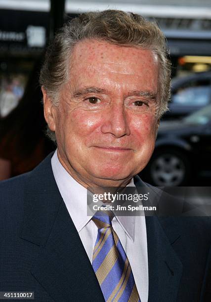 Regis Philbin during The Manchurian Candidate New York Premiere - Outside Arrivals at Clearview Cinema's Beekman Theatre in New York City, New York,...