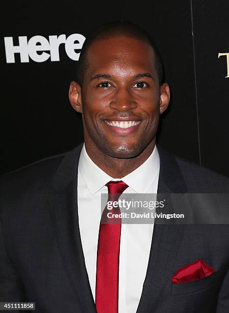 Actor Lawrence Saint-Victor attends the 41st Annual Daytime Emmy Awards at The Beverly Hilton Hotel on June 22, 2014 in Beverly Hills, California.