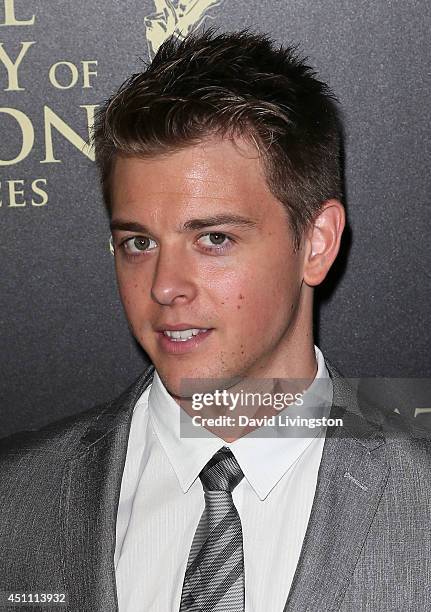 Actor Chad Duell attends the 41st Annual Daytime Emmy Awards at The Beverly Hilton Hotel on June 22, 2014 in Beverly Hills, California.