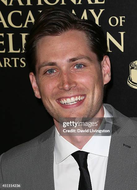 Actor Zack Conroy attends the 41st Annual Daytime Emmy Awards at The Beverly Hilton Hotel on June 22, 2014 in Beverly Hills, California.