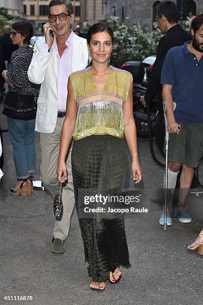 Margherita Missoni attends the Stella McCartney Garden Party during the Milan Fashion Week Menswear Spring/Summer 2015 on June 23, 2014 in Milan,...