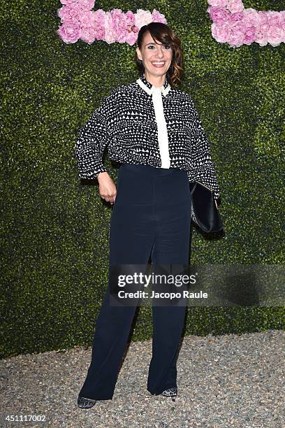 Paola Maugeri attends the Stella McCartney Garden Party during the Milan Fashion Week Menswear Spring/Summer 2015 on June 23, 2014 in Milan, Italy.