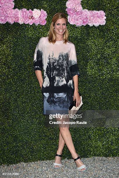 Filippa Lagerback attends the Stella McCartney Garden Party during the Milan Fashion Week Menswear Spring/Summer 2015 on June 23, 2014 in Milan,...