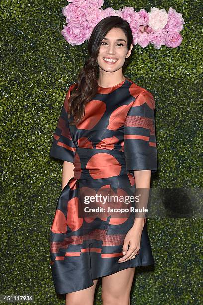 Mariela Garriga attends the Stella McCartney Garden Party during the Milan Fashion Week Menswear Spring/Summer 2015 on June 23, 2014 in Milan, Italy.