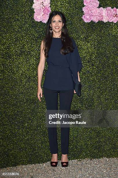 Nathalie Dompe attends the Stella McCartney Garden Party during the Milan Fashion Week Menswear Spring/Summer 2015 on June 23, 2014 in Milan, Italy.