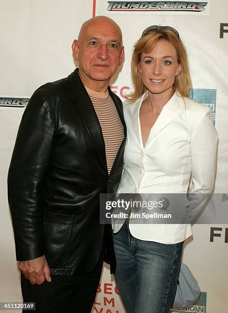 Sir Ben Kingsley and Lady Alexandra Christmann during 3rd Annual Tribeca Film Festival - Thunderbirds Screening at Stuyvesant High School in New York...