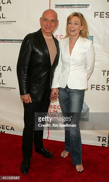Sir Ben Kingsley and Lady Alexandra Christmann during 3rd Annual Tribeca Film Festival - Thunderbirds Screening at Stuyvesant High School in New York...