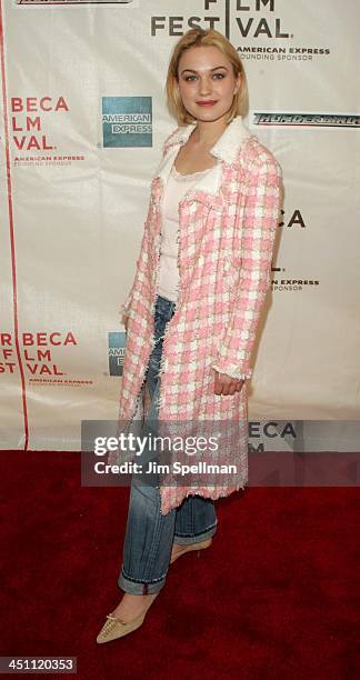 Sophia Myles during 3rd Annual Tribeca Film Festival - Thunderbirds Screening at Stuyvesant High School in New York City, New York, United States.