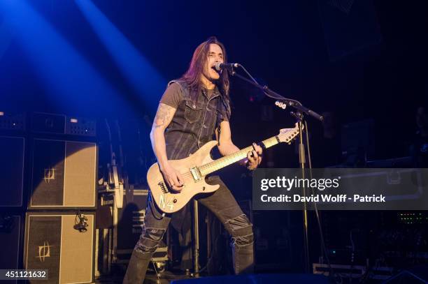 Nuno Bettencourt from Extreme performs at Le Bataclan on June 23, 2014 in Paris, France.