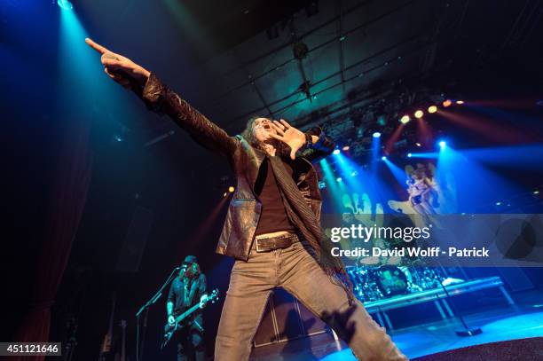 Gary Cherone from Extreme performs at Le Bataclan on June 23, 2014 in Paris, France.