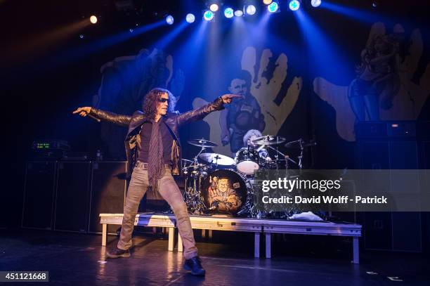 Gary Cherone from Extreme performs at Le Bataclan on June 23, 2014 in Paris, France.