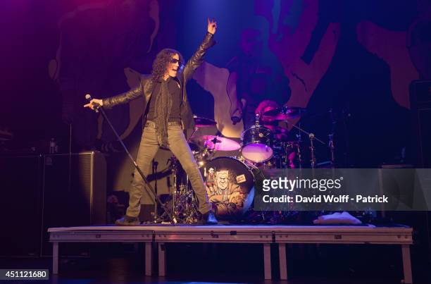 Gary Cherone from Extreme performs at Le Bataclan on June 23, 2014 in Paris, France.