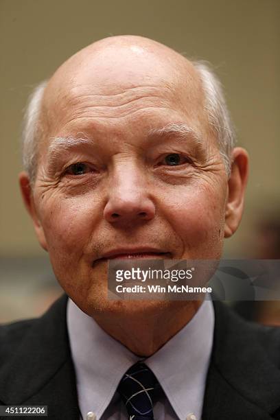Internal Revenue Service Commissioner John Koskinen testifies before the House Oversight and Government Reform Committee June 23, 2014 in Washington,...