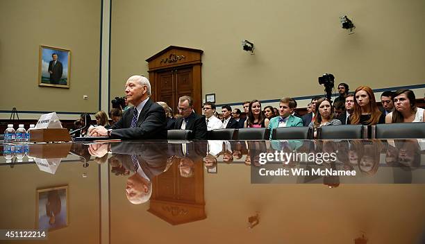 Internal Revenue Service Commissioner John Koskinen testifies before the House Oversight and Government Reform Committee June 23, 2014 in Washington,...