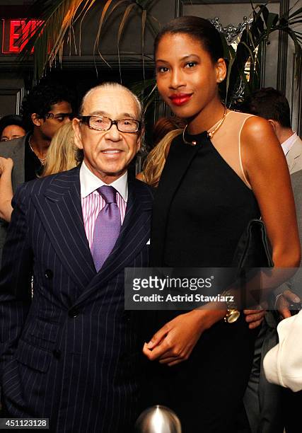 Sanford Rubenstein and Elle attend a DuJour Magazine celebration of 12 seasons of REAL TIME with Bill Maher at UP&DOWN presented by GILT and TW STEEL...
