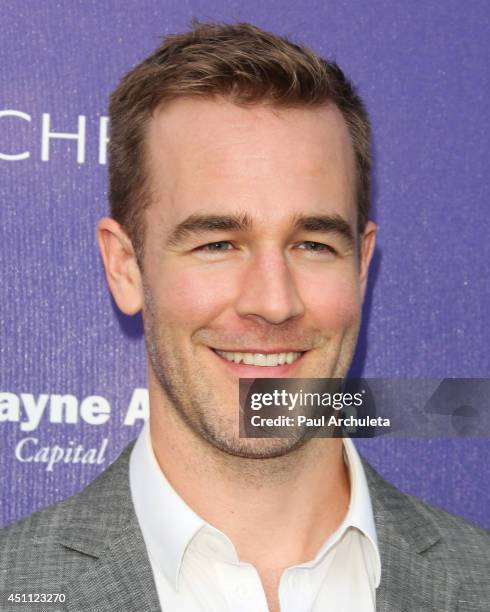 Actor James Van Der Beek attends the 13th Annual Chrysalis Butterfly Ball at a private Mandeville Canyon Estate on June 7, 2014 in Los Angeles,...