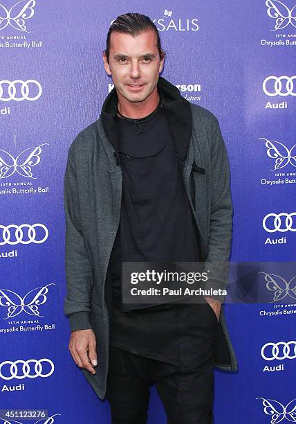 Recording Artist / Actor Gavin Rossdale attends the 13th Annual Chrysalis Butterfly Ball at a private Mandeville Canyon Estate on June 7, 2014 in Los...