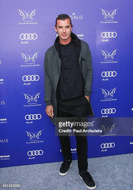 Recording Artist / Actor Gavin Rossdale attends the 13th Annual Chrysalis Butterfly Ball at a private Mandeville Canyon Estate on June 7, 2014 in Los...