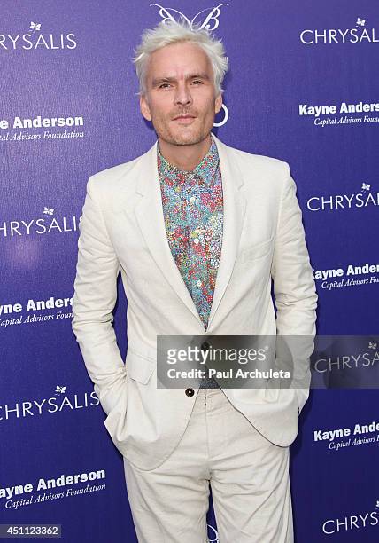 Actor Balthazar Getty attends the 13th Annual Chrysalis Butterfly Ball at a private Mandeville Canyon Estate on June 7, 2014 in Los Angeles,...