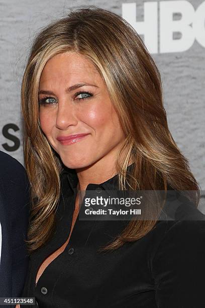 Actress Jennifer Aniston attends "The Leftovers" premiere at NYU Skirball Center on June 23, 2014 in New York City.