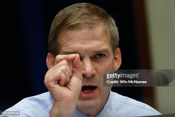 Rep. Jim Jordan questions Internal Revenue Service Commissioner John Koskinen during a hearing of the House Oversight and Government Reform Committee...