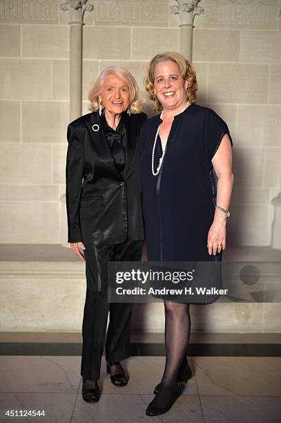 Edie Windsor and Roberta Kaplan attend Logo TV's "Trailblazers" at the Cathedral of St. John the Divine on June 23, 2014 in New York City.