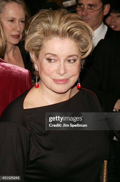 Catherine Deneuve during French Institute/Alliance Francaise hosts LA NUIT DES ETOILES, a Festival Dinner Honoring Catherine Deneuve at Restaurant...