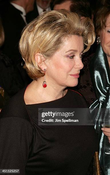 Catherine Deneuve during French Institute/Alliance Francaise hosts LA NUIT DES ETOILES, a Festival Dinner Honoring Catherine Deneuve at Restaurant...