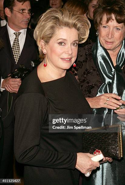 Catherine Deneuve during French Institute/Alliance Francaise hosts LA NUIT DES ETOILES, a Festival Dinner Honoring Catherine Deneuve at Restaurant...