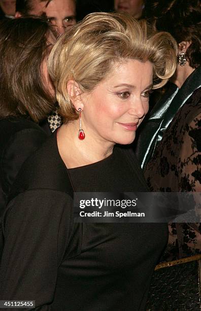 Catherine Deneuve during French Institute/Alliance Francaise hosts LA NUIT DES ETOILES, a Festival Dinner Honoring Catherine Deneuve at Restaurant...