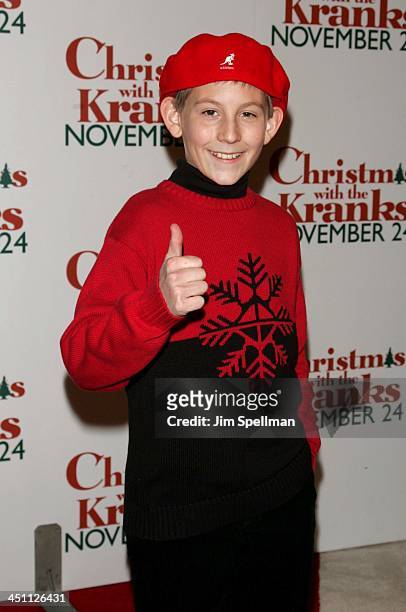 Erik Per Sullivan during Christmas with The Kranks New York City Premiere - Outside Arrivals at Radio City Music Hall in New York City, New York,...