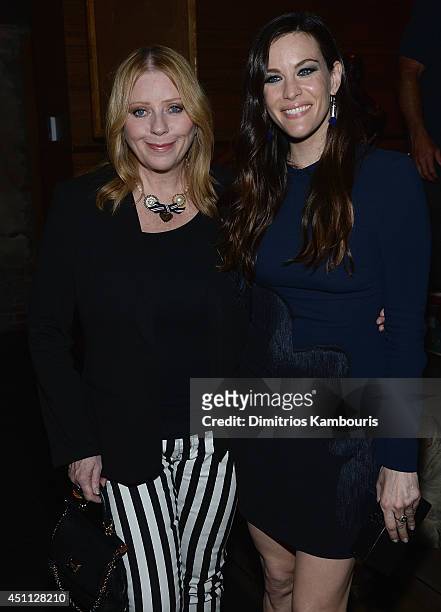 Bebe Buell and Liv Tyler attend "The Leftovers" premiere after party at TAO on June 23, 2014 in New York City.