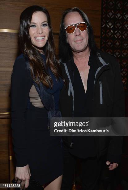 Liv Tyler and Todd Rundgren attend "The Leftovers" premiere after party at TAO on June 23, 2014 in New York City.