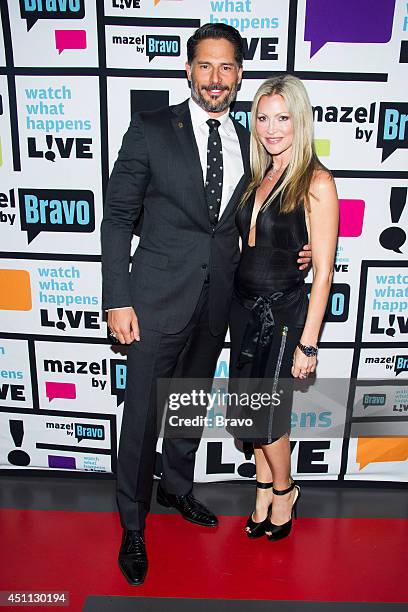 Pictured : Joe Manganiello and Caprice Bourret --