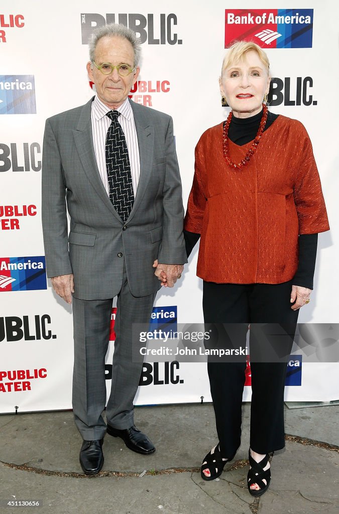 Irving Rifkin Iva Rifkin adn Ron Rifkin attend the Public Theater's 2014 Gala ...